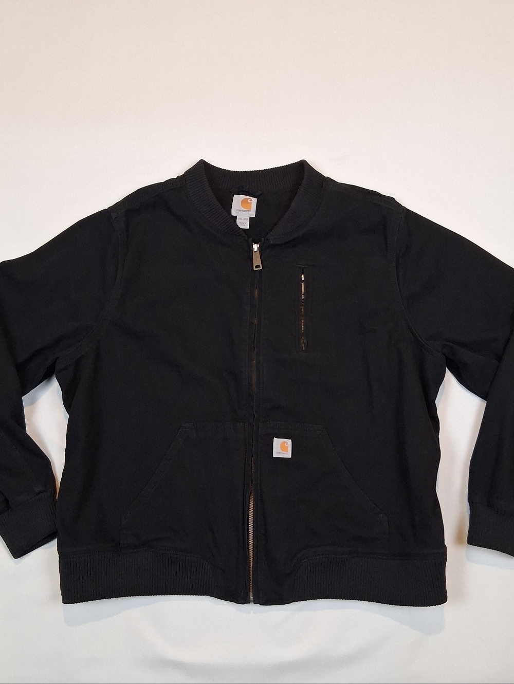 Carhartt Womens Crawford Relaxed Fit Canvas Bomber Jacket XXL (20) Black 102524